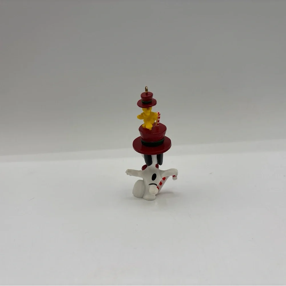 Hallmark Keepsake Ornament 1989‎ Vintage Snoopy And Woodstock Handcrafted